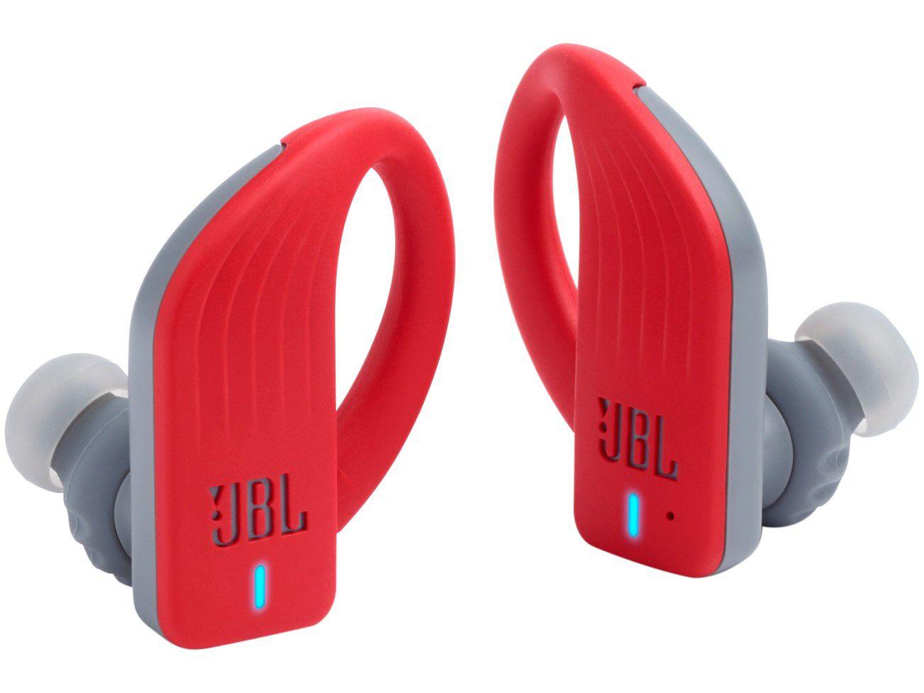 Fone de Ouvido Bluetooth JBL Endurance PEAK - Intra-auricular Esportivo à Prova Dágua Vermelho