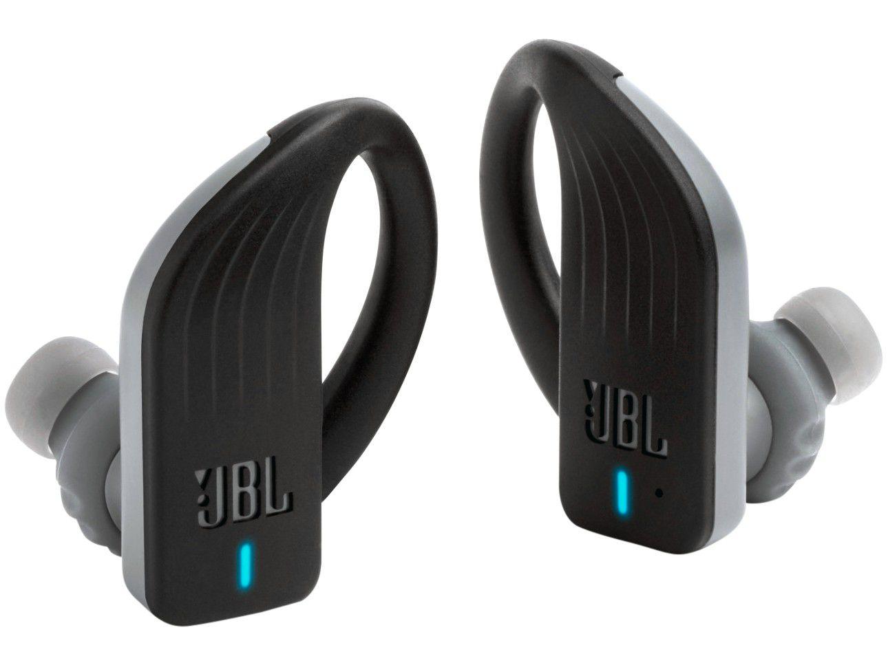 Fone de Ouvido Bluetooth JBL Endurance PEAK - Intra-auricular Esportivo à Prova Dágua Preto
