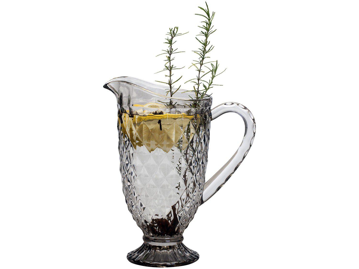 Jarra de Vidro Fumê 1,2L Casambiente - Abacaxi