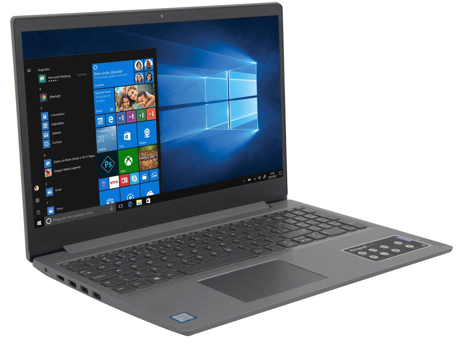 Notebook Lenovo Ideapad S145-15IWL Intel Core i5 - 8GB 1TB 15,6 ...