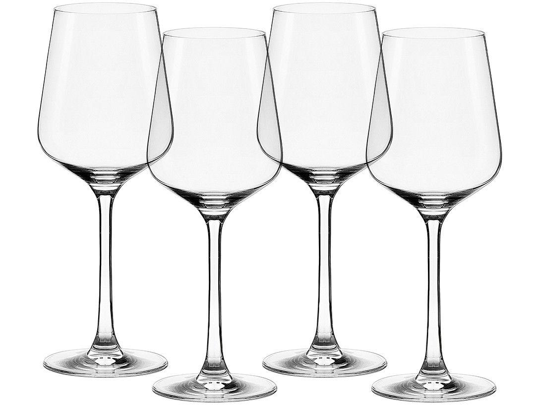 Jogo de Taças para Vinho Cristal 450ml - 4 Peças Alumina Crystal Flavour Classic