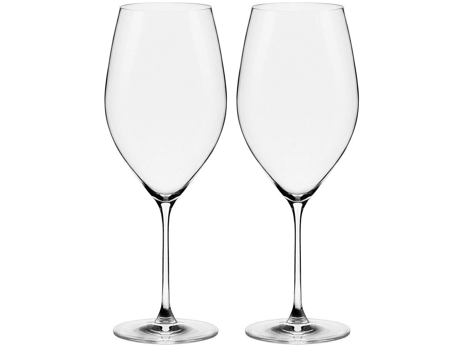 Jogo de Taças para Vinho Cristal 920ml - 2 Peças Alumina Crystal Athenas Classic