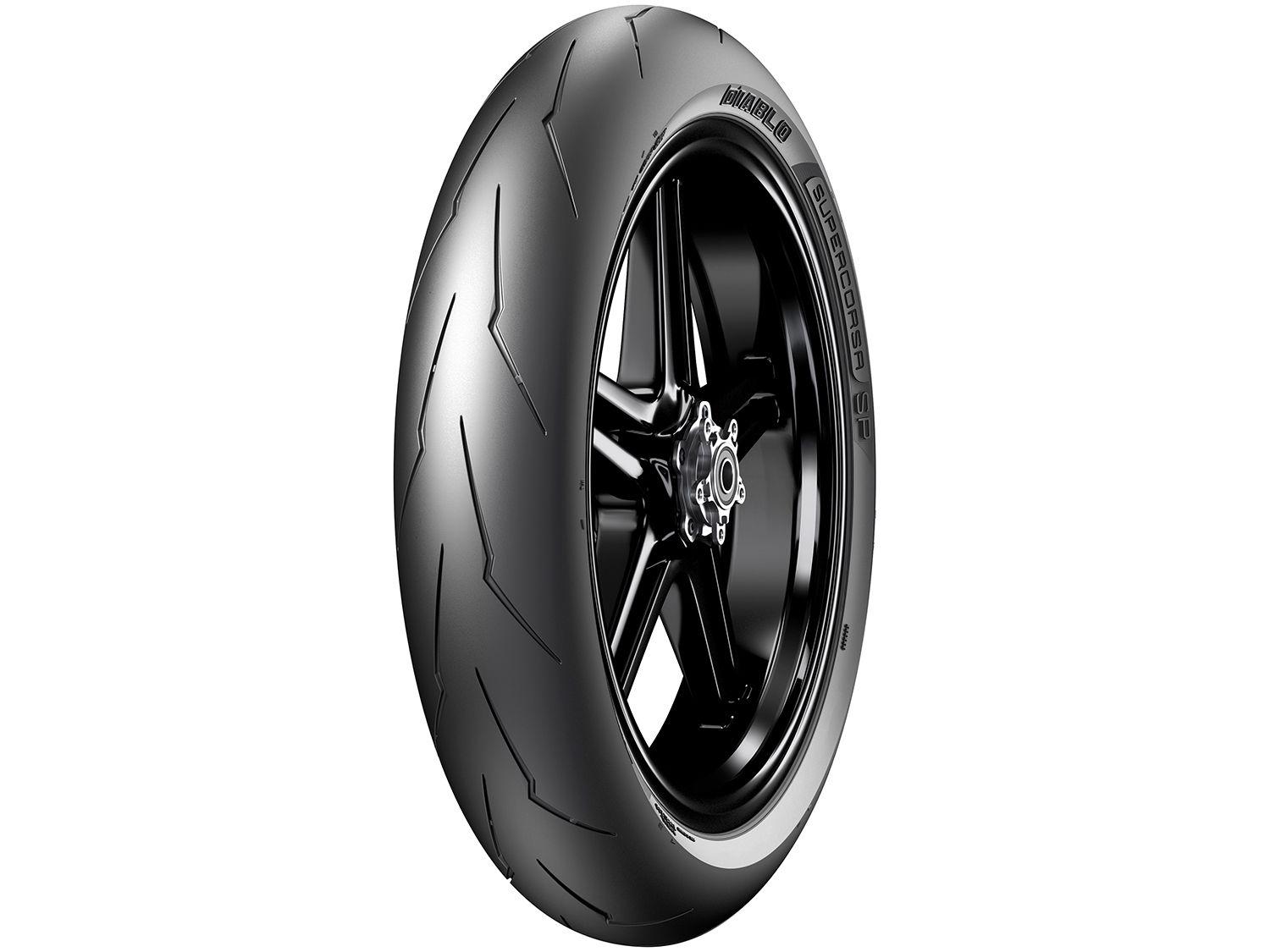 Pneu de Moto Aro 17" Pirelli Dianteiro 120/70 58W - Racing Street Diablo Supercorsa SP