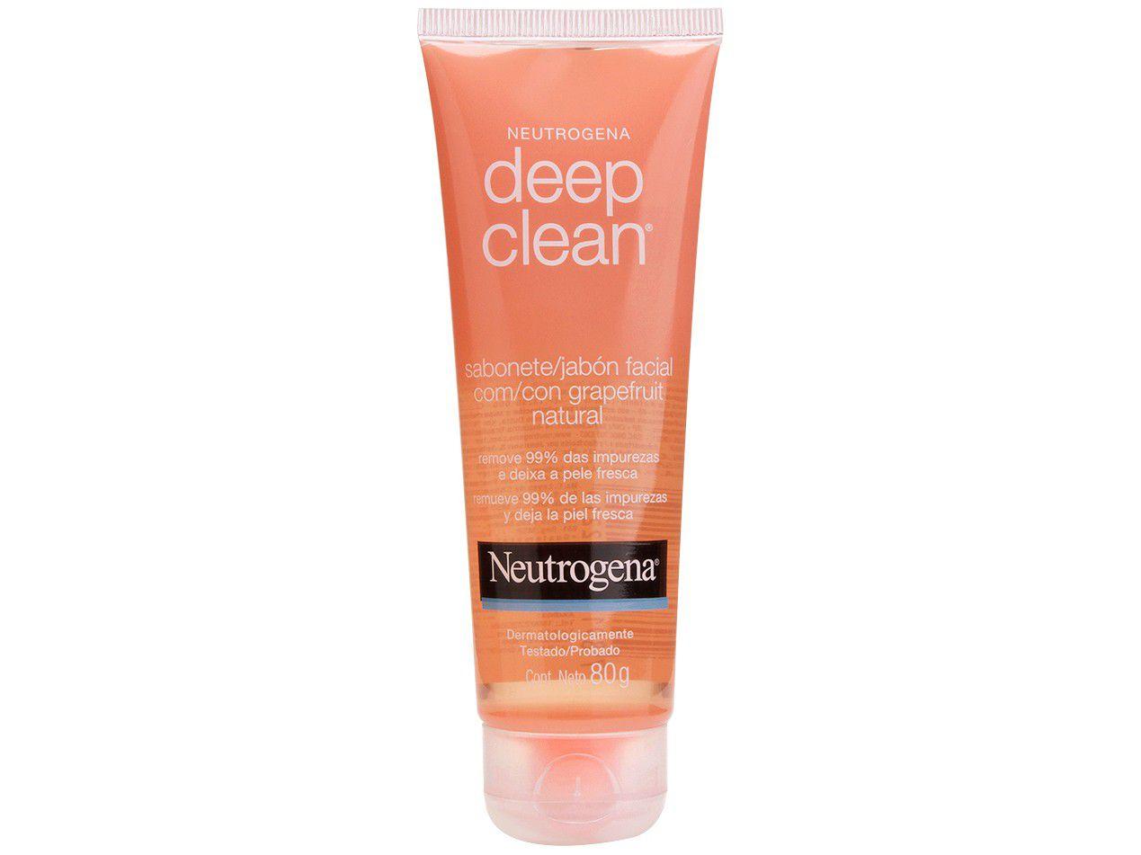 Sabonete em Gel Facial Neutrogena - Deep Clean Grapefruit 80g