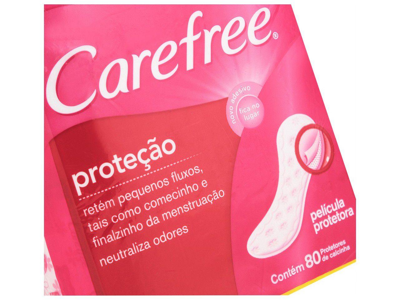 Protetor Diário Carefree Proteção - 80 Unidades