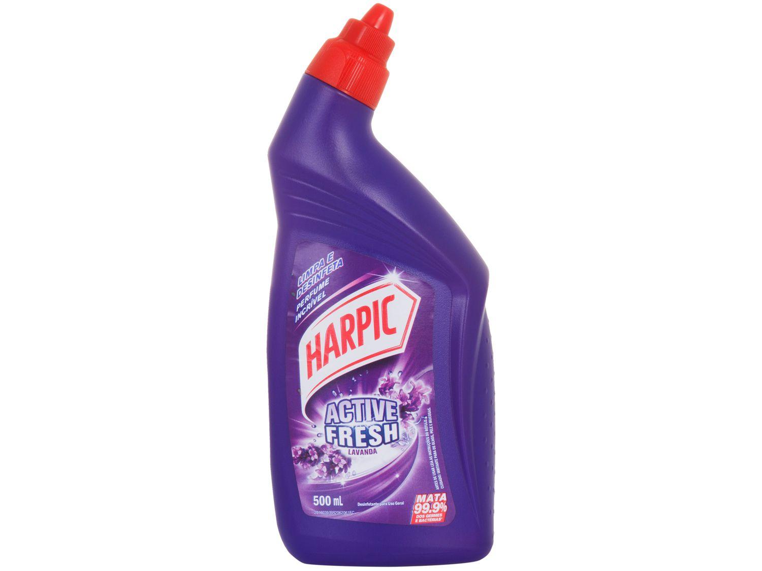 Limpador Desinfetante Sanitário Harpic - Active Fresh 500ml
