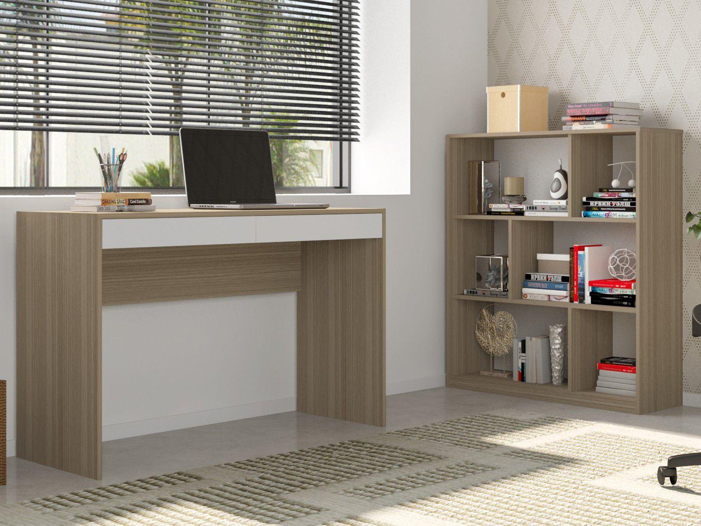 Conjunto Escritório Hecol Móveis Home Office - HO-2968 2 Peças