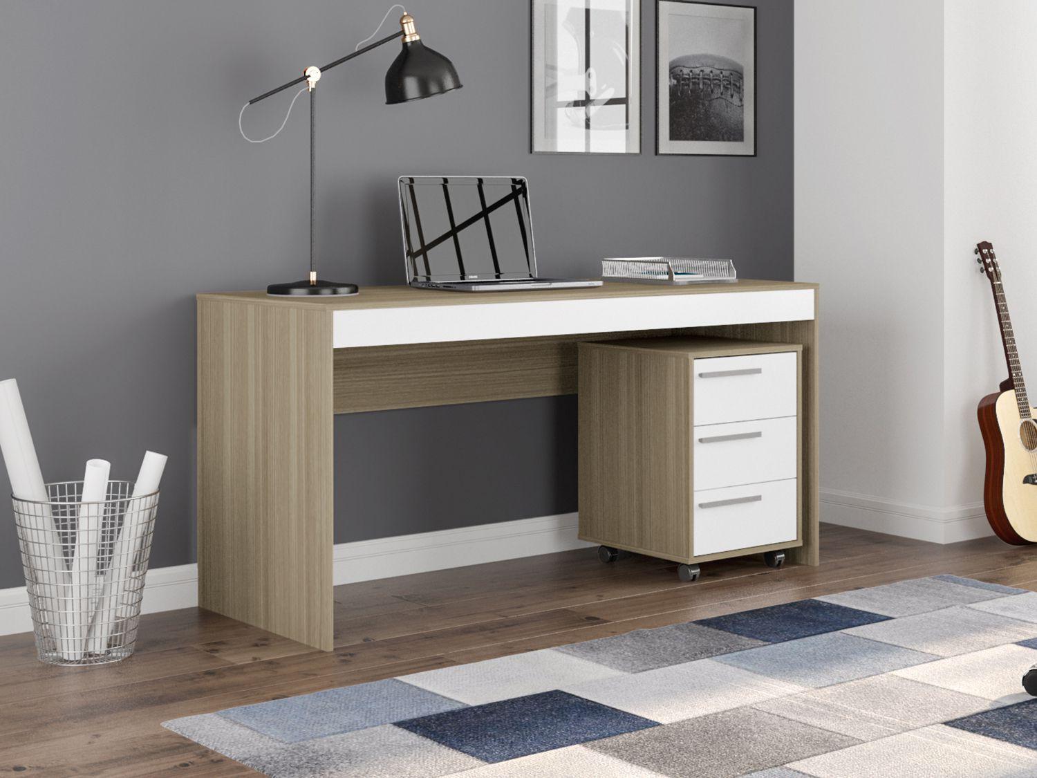 Conjunto Escritório Hecol Móveis Home Office - HO-2971 2 Peças