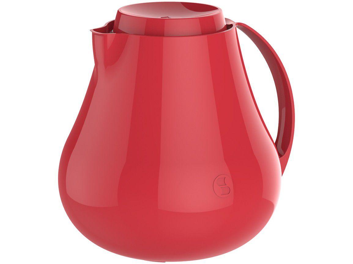 Bule de Chá e Café Térmico Vermelho 400ml Soprano - Sonetto