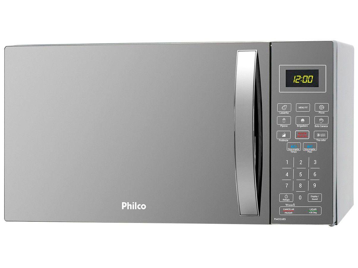 Micro-ondas Philco 26L PMO26ES - Prata