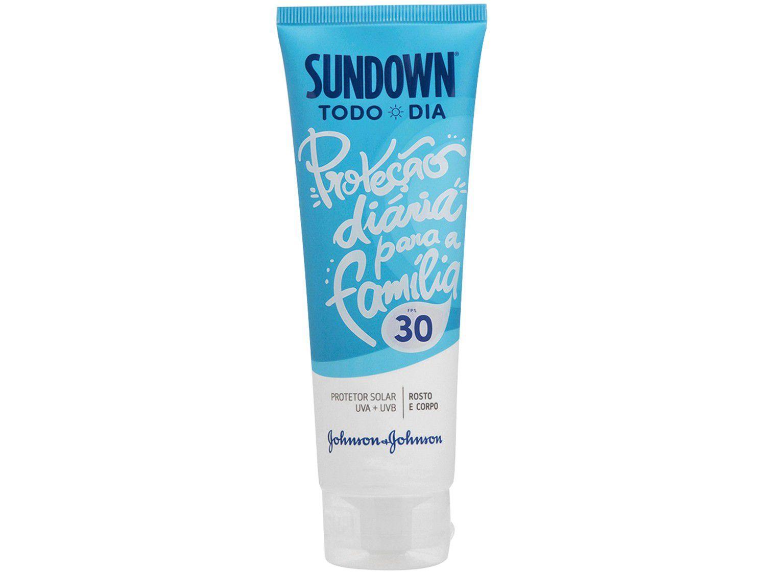 Protetor Solar Facial e Corporal Sundown - FPS 30 Todo Dia 130ml