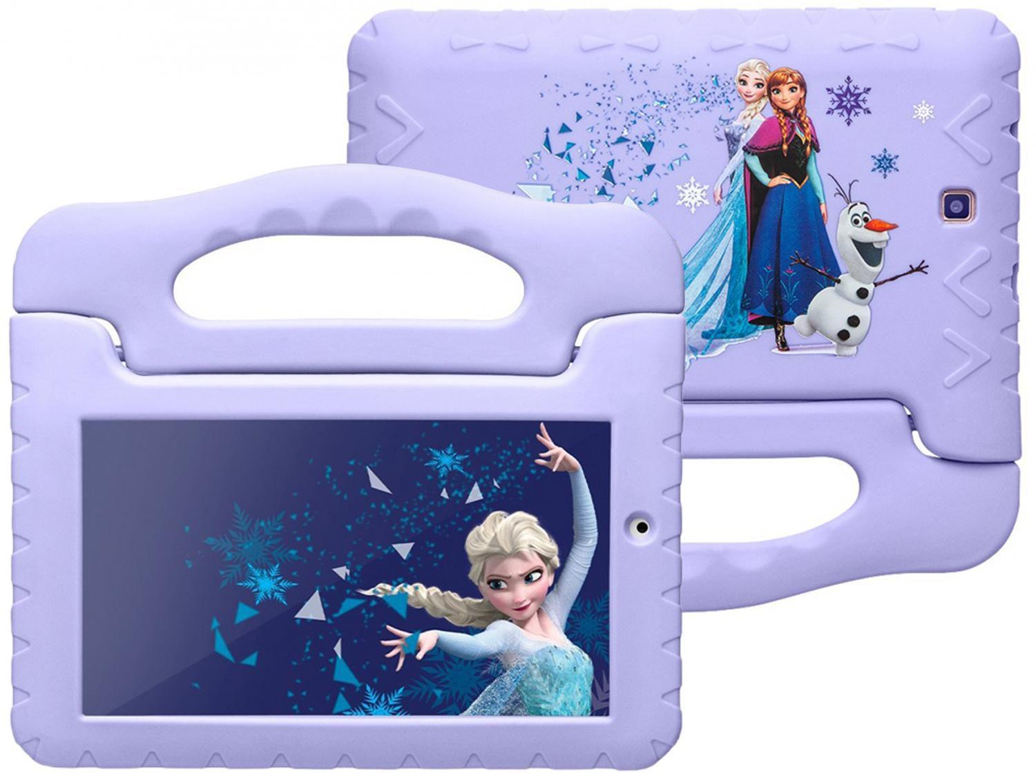 Tablet Infantil Multilaser Frozen Plus com Capa - 16GB 7" Wi-Fi Android 8.1 Quad Core Câm. 2MP