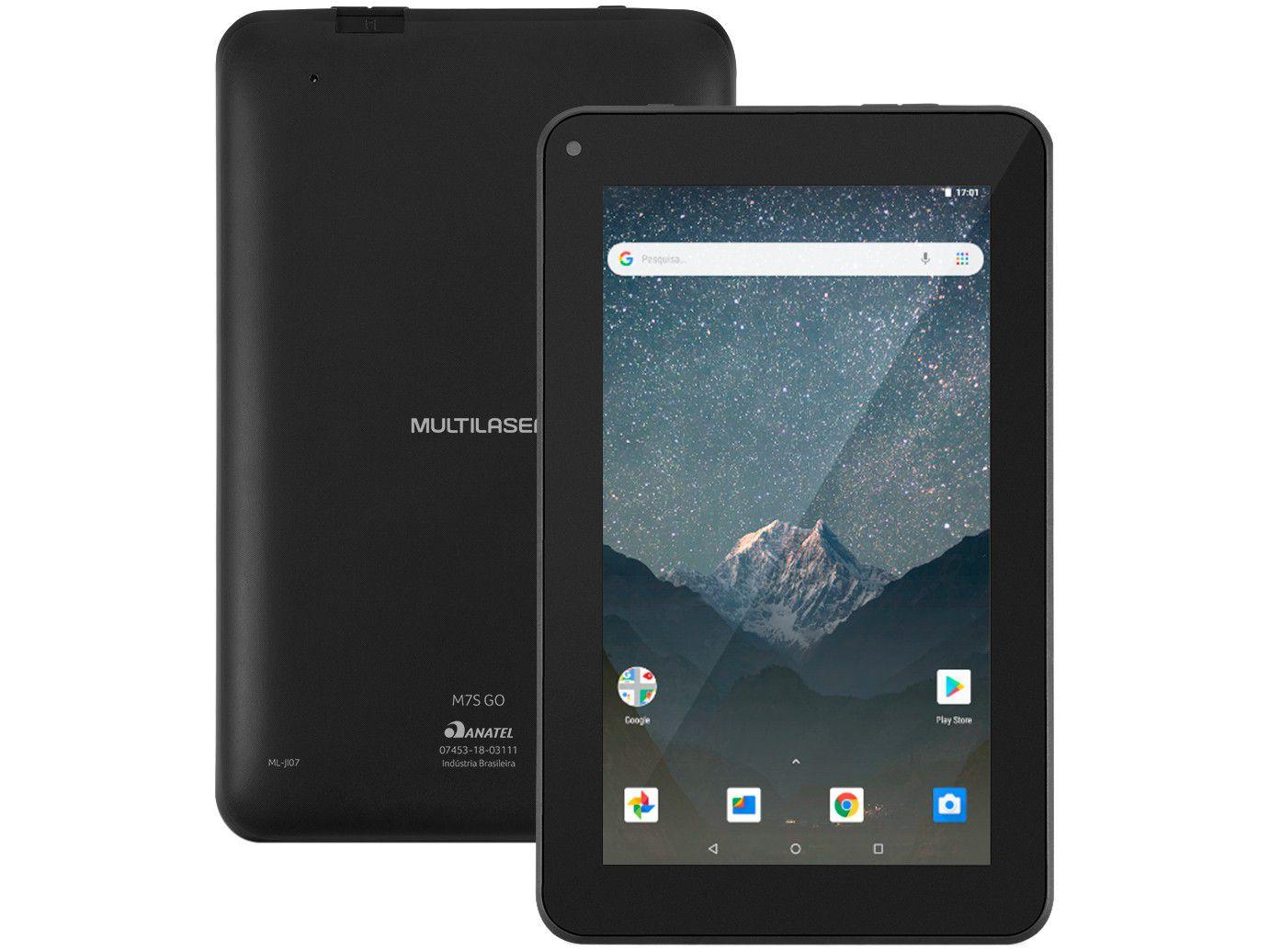 Tablet Multilaser M7S GO 7" Wi-Fi 16GB Android 8.1 - Quad-Core