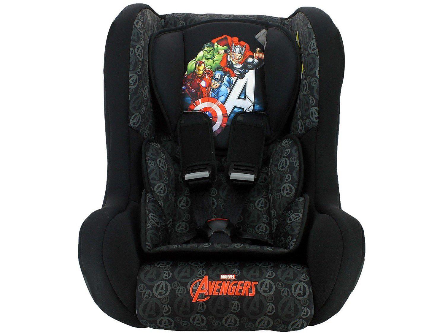 Cadeirinha para Auto Team Tex Marvel Trio Luxe - Avengers 0 a 25kg