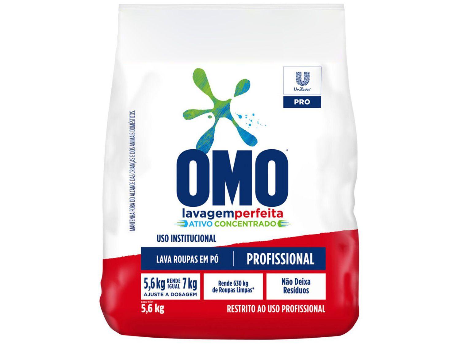 Sabão em Pó Omo Lavagem Perfeita Concentrado - Profissional 5,6kg