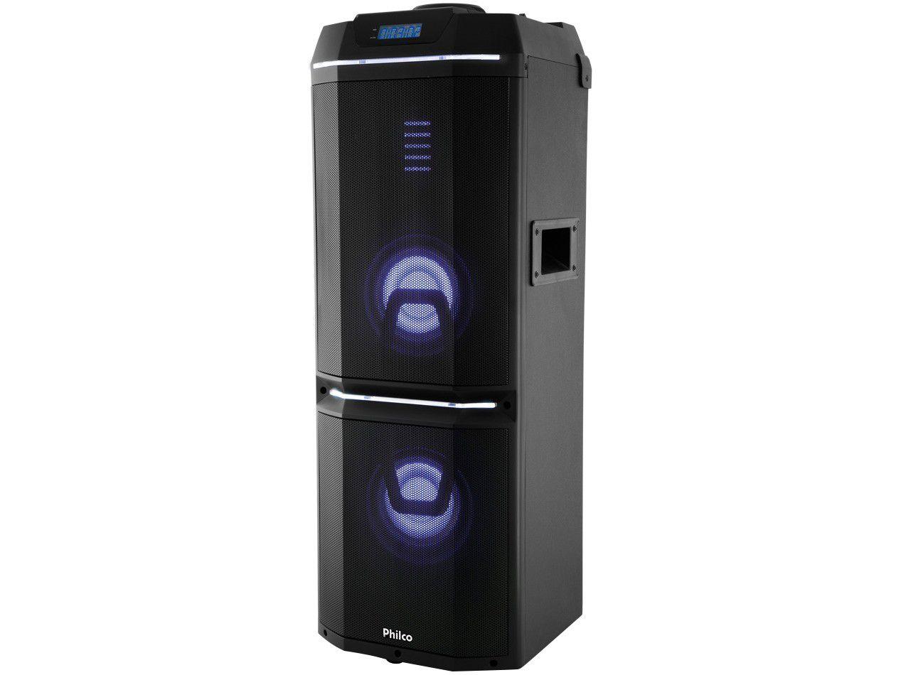 Caixa de Som Bluetooth Philco PCX9000 Acústica - 700W USB com Tweeter
