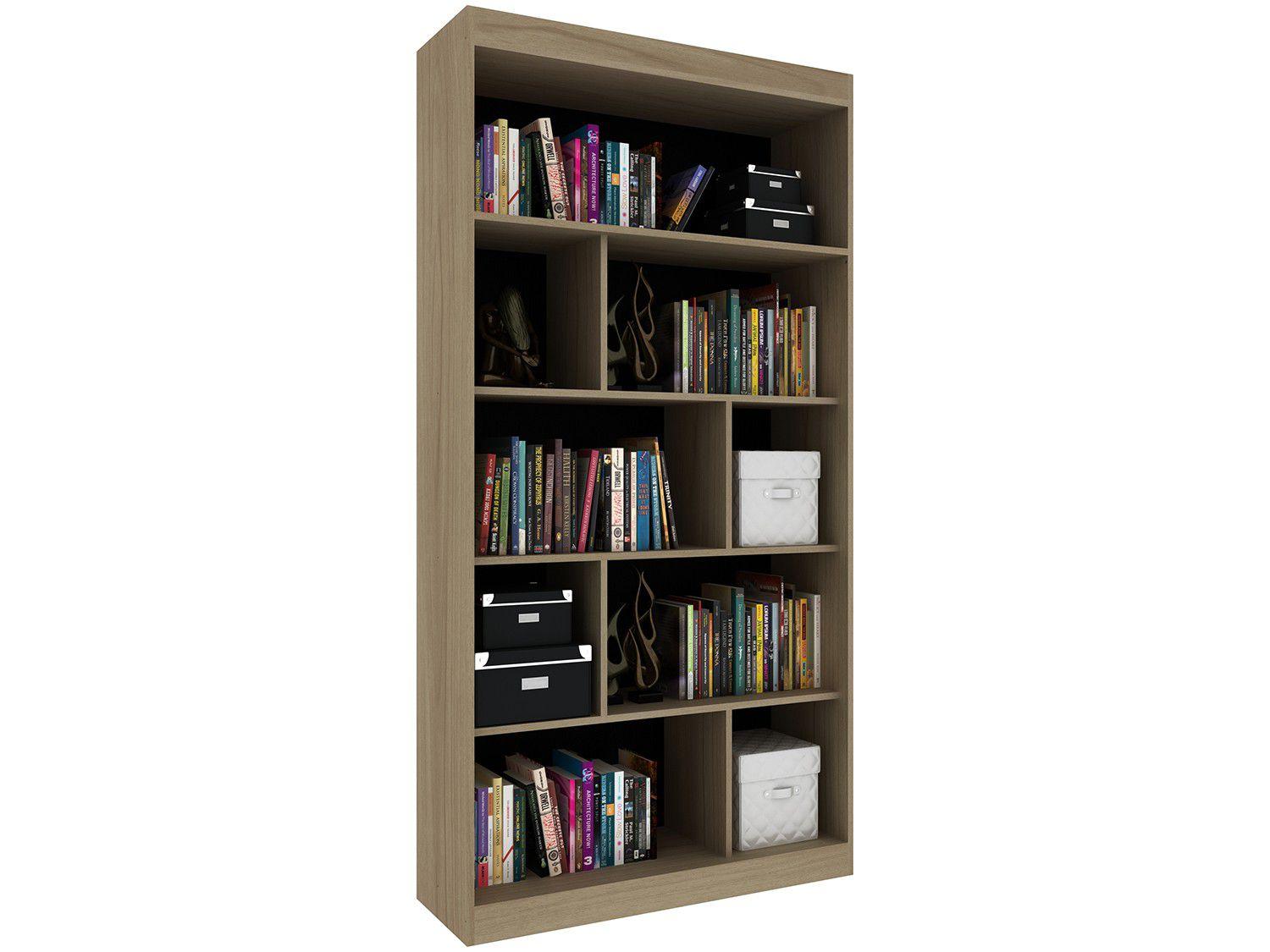 Estante para Livros 9 Nichos Hecol Móveis - Home Office HO-2907