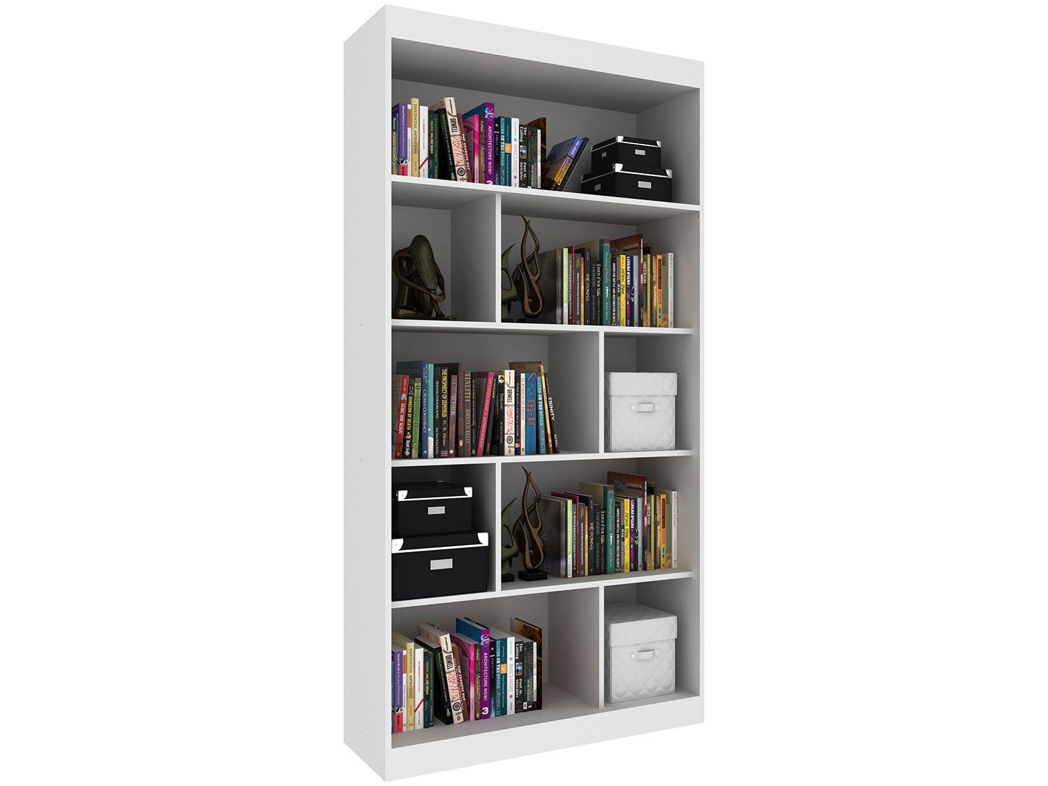 Estante para Livros 9 Nichos Hecol Móveis - Home Office HO-2907