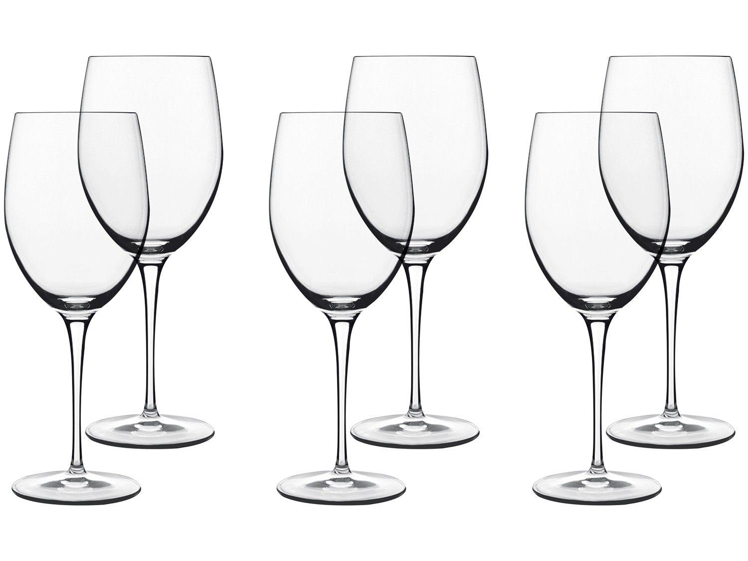 Jogo de Taças para Vinho Tinto Vidro 520ml - 6 Peças Luigi Bormioli Royale