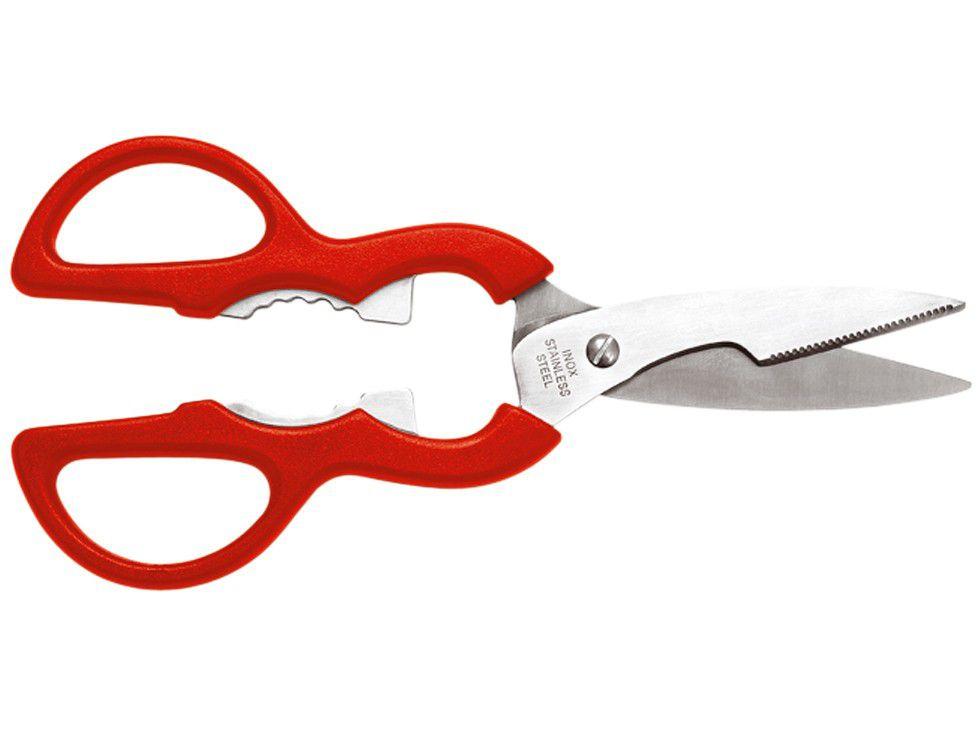 Tesoura Mundial Multiuso Inox 2 Lâminas - TE-40VM