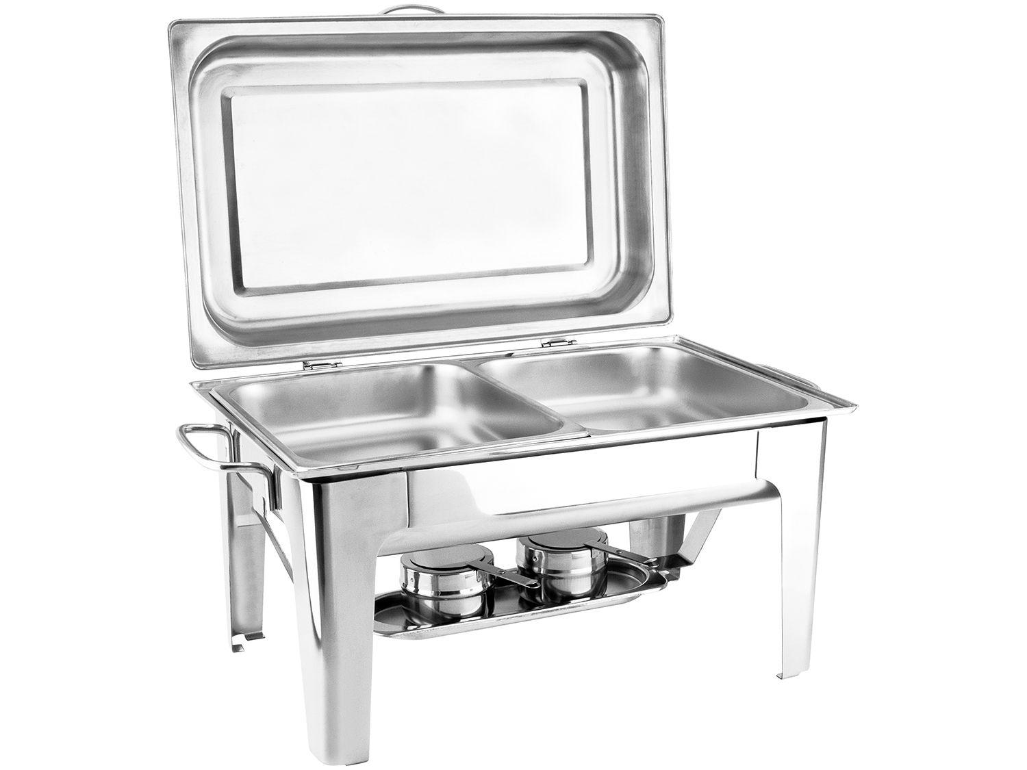 Rechaud Inox 2 Cubas 9L Hercules - RE93