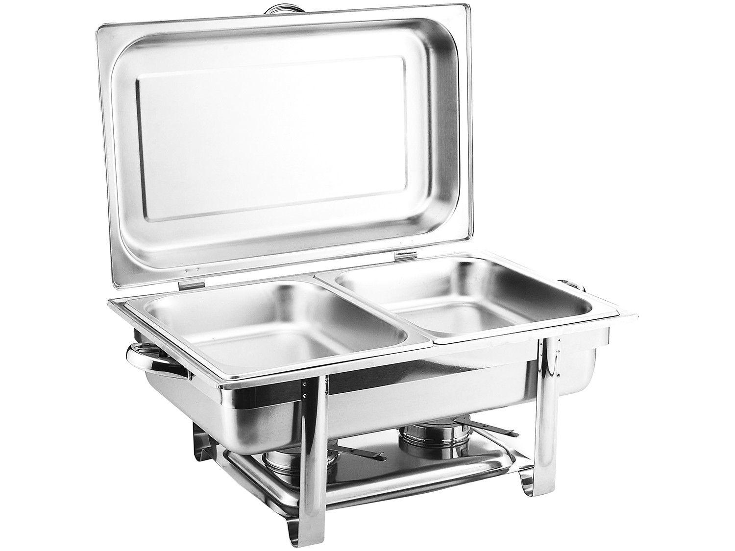 Rechaud Inox 2 Cubas 9L Hercules - RE91