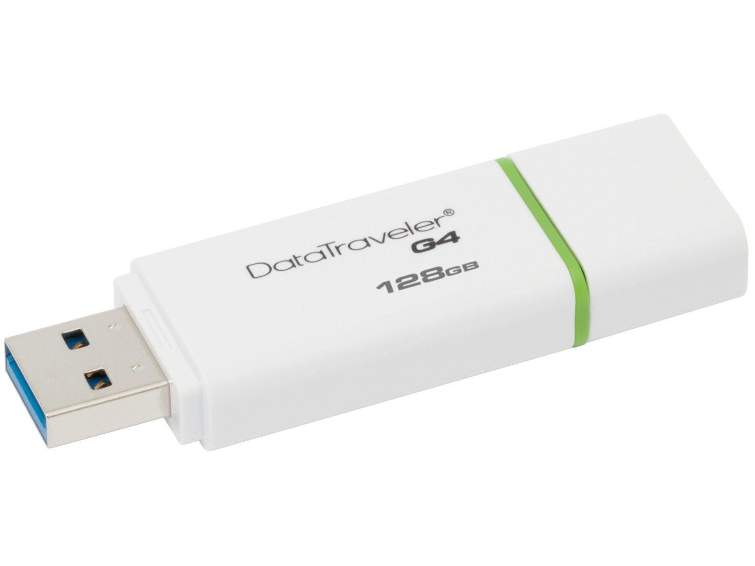 Pen Drive 128GB Kingston Data Traveler G4 - USB 3.0