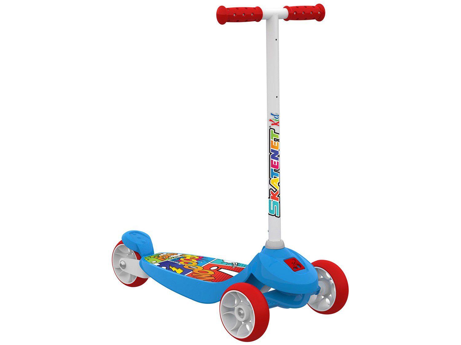 Patinete 3 Rodas Skatenet Kid - Bandeirante