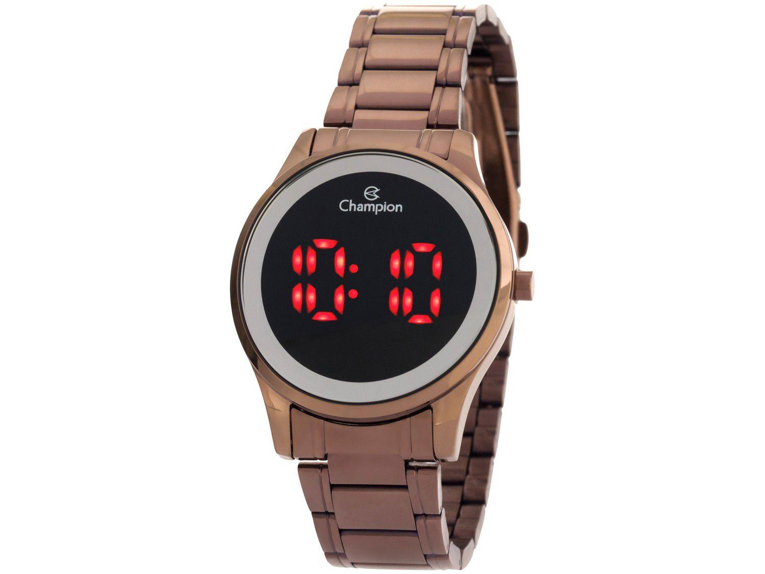 Relógio Feminino Champion Digital Esportivo - CH48046R Marrom