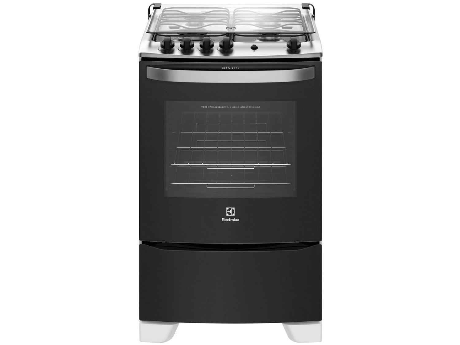 Fogão 4 Bocas Electrolux Branco - Acendimento Automático 56LBU
