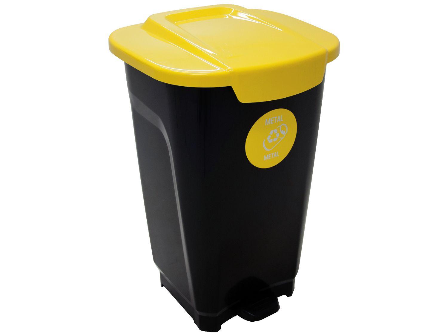 Lixeira de Reciclagem para Metal com Pedal 50L - Tramontina Empresarial T-Force