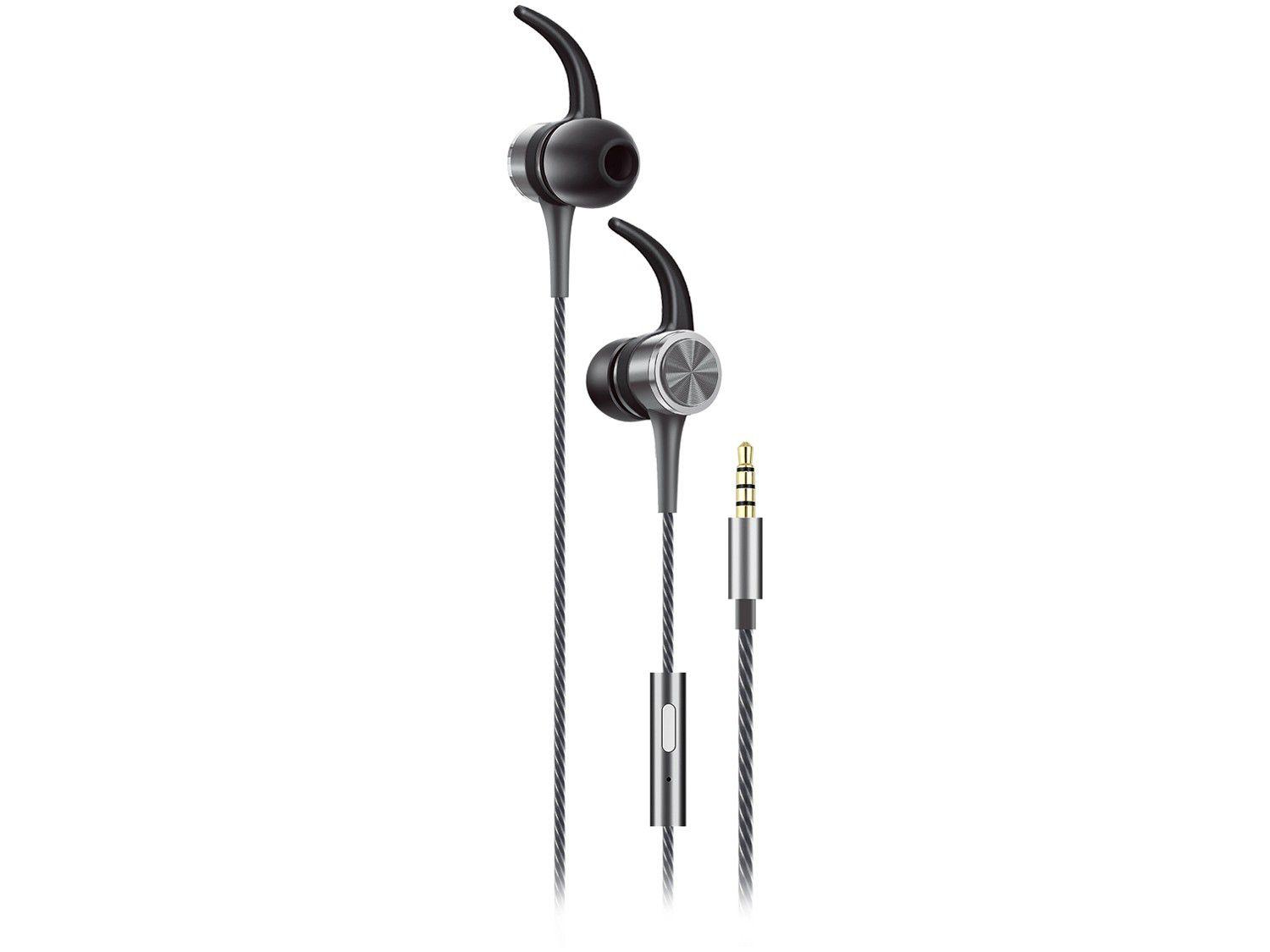 Fone de Ouvido Geonav Essential ESFNSG - com Microfone Space Gray
