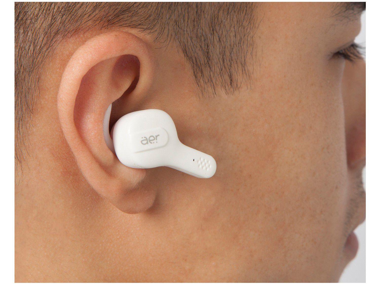Fone de Ouvido Bluetooth Geonav AerFree 2 com Microfone Branco
