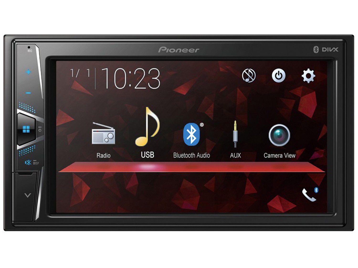 Central Multimídia Pioneer DMH-G228BT Bluetooth - Touch 6,2" USB Auxiliar Câmera de Ré