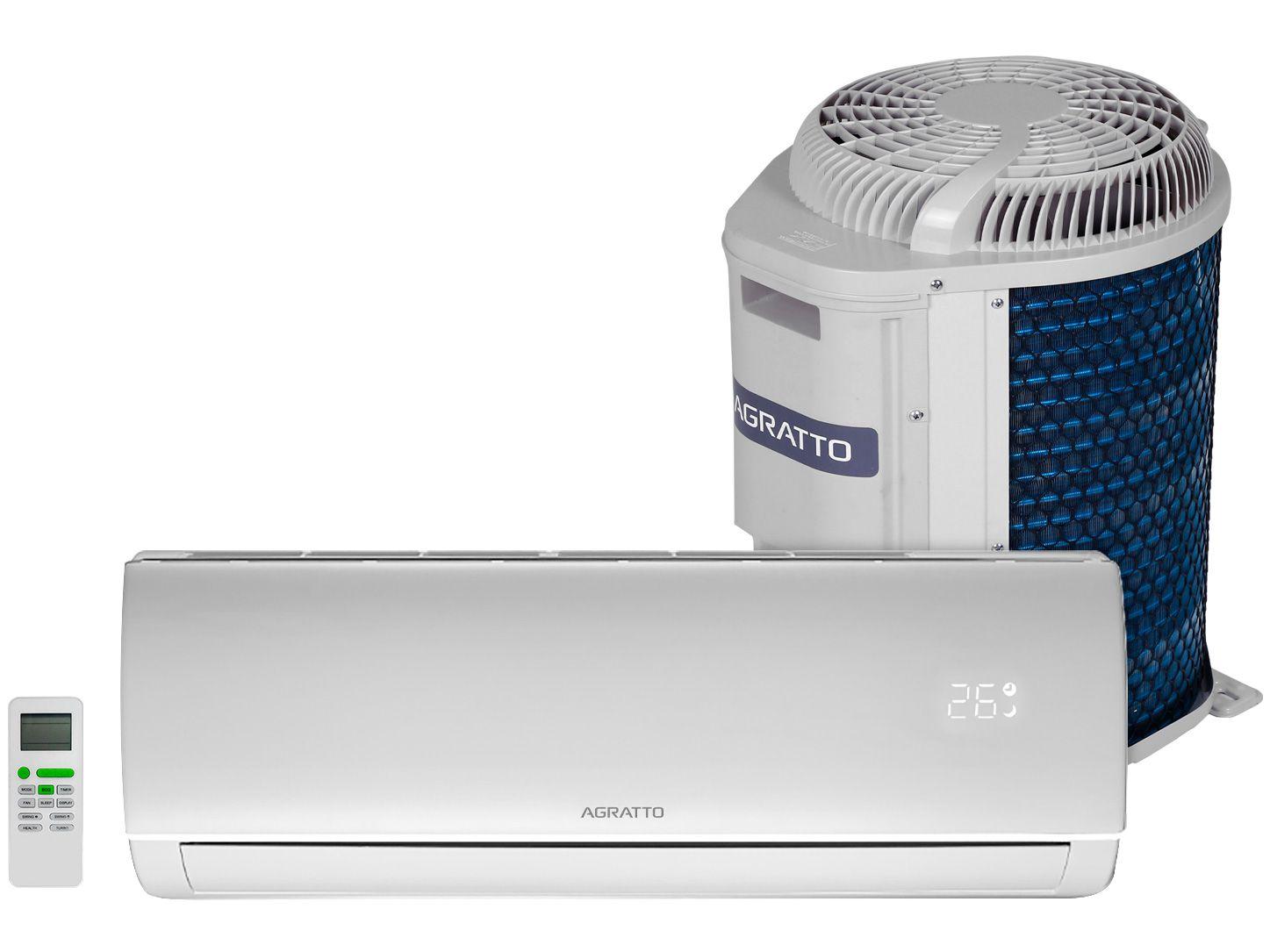 Ar-condicionado Split Agratto 9.000 BTUs - Quente/Frio Eco Top 8810