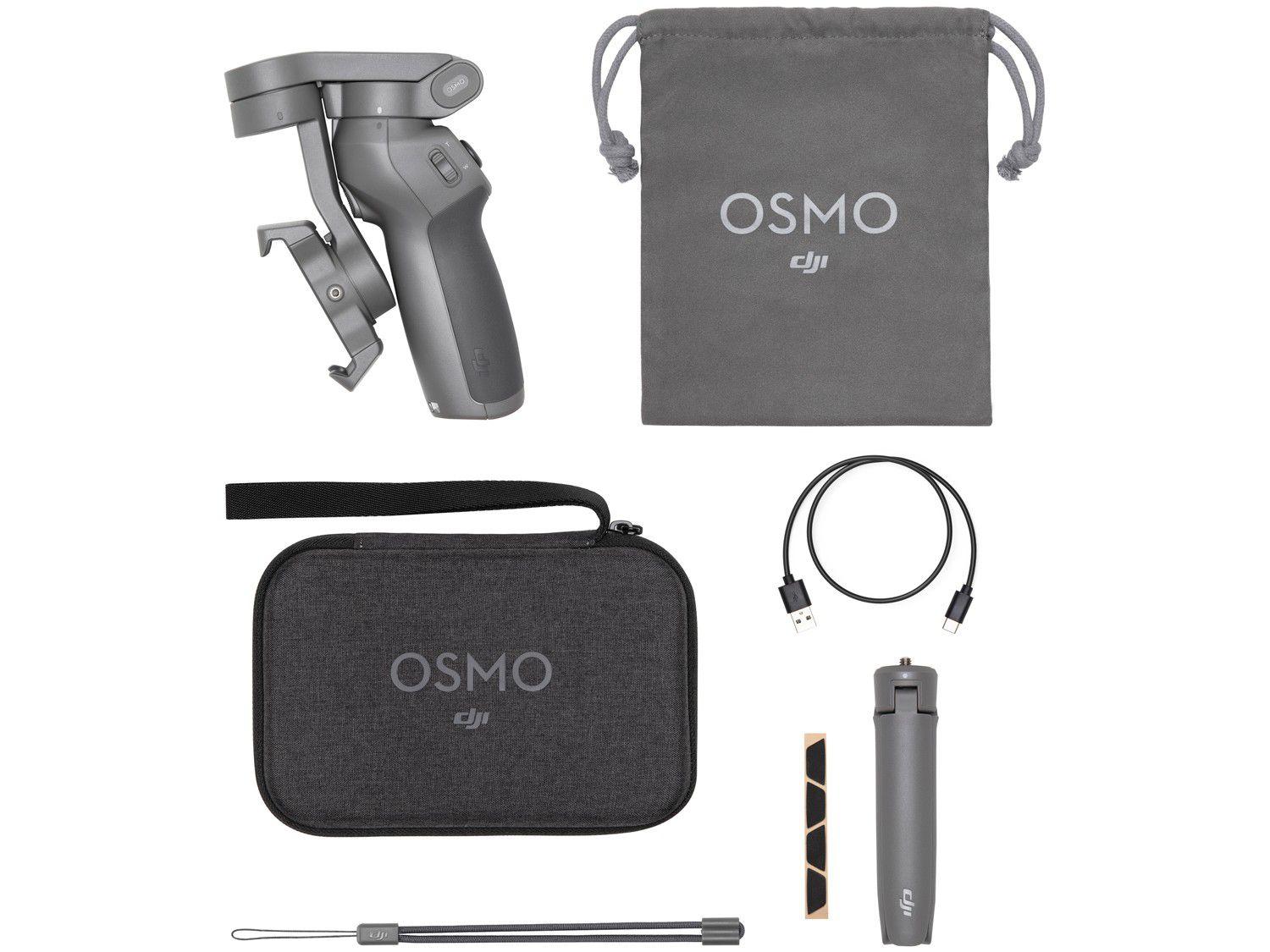 Estabilizador para Câmera Bluetooth com Tripé - DJI Osmo Mobile 3 Combo