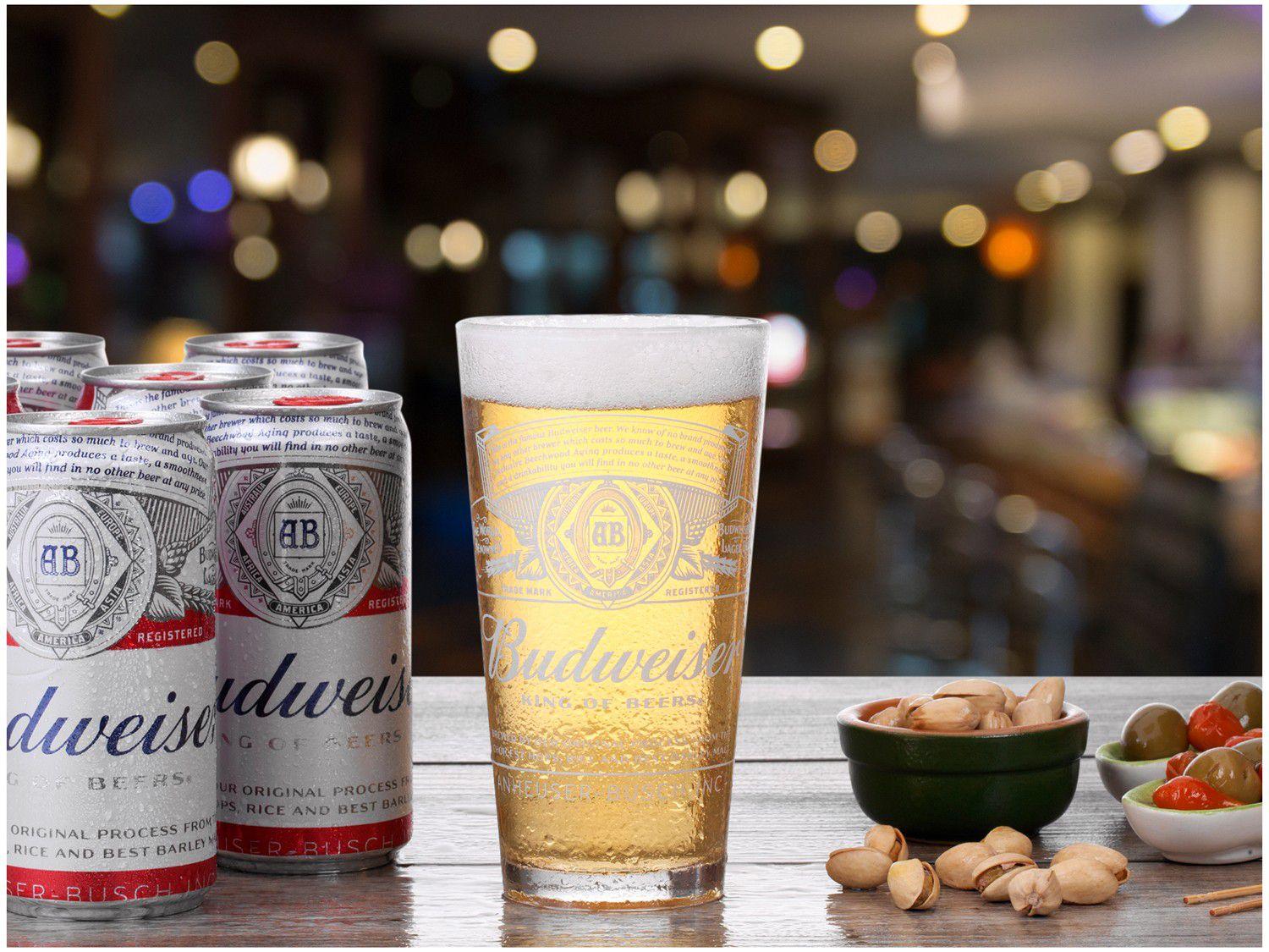 Kit Cerveja Budweiser American Standard Lager 269ml Cada 8 Unidades