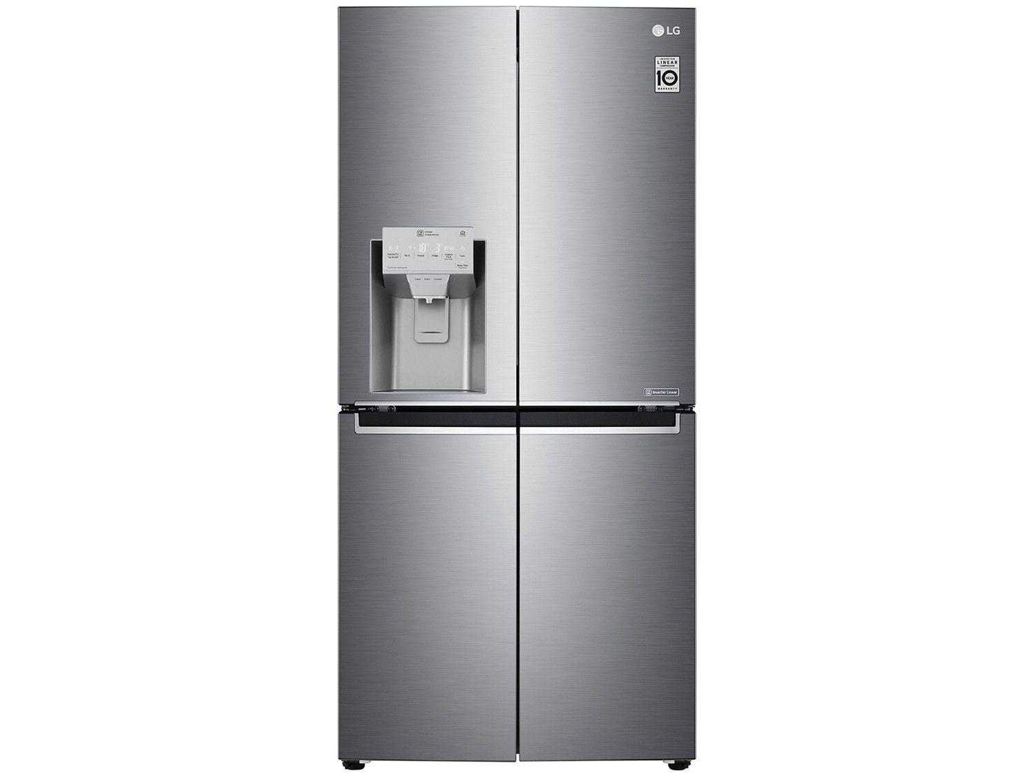 Geladeira/Refrigerador Smart LG French Door - Inverter 428L Nature Fresh e LG ThinQ GC-L228FTLK