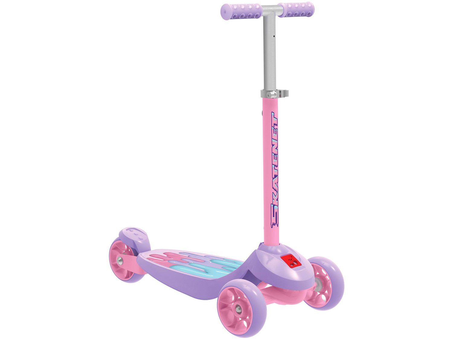 Patinete 3 Rodas Skatenet Plus Slime - Bandeirante