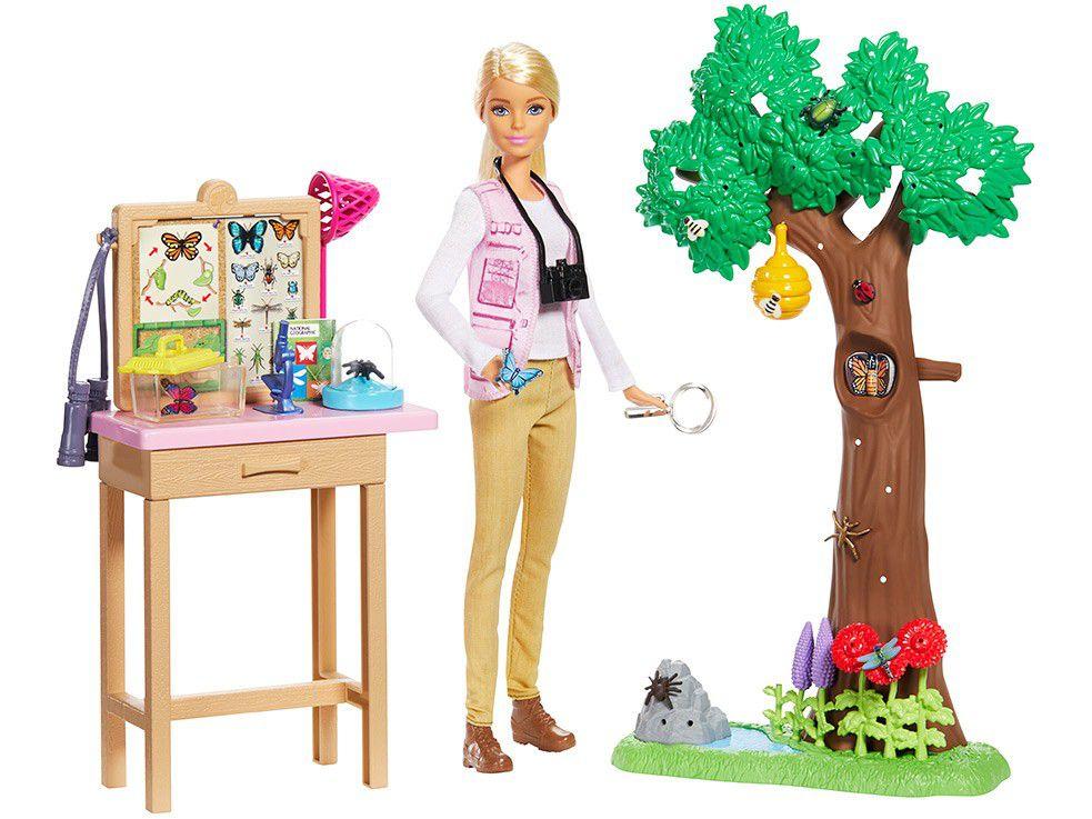 Boneca Barbie Nat Geo Cuidadora de Borboletas - com Acessórios Mattel