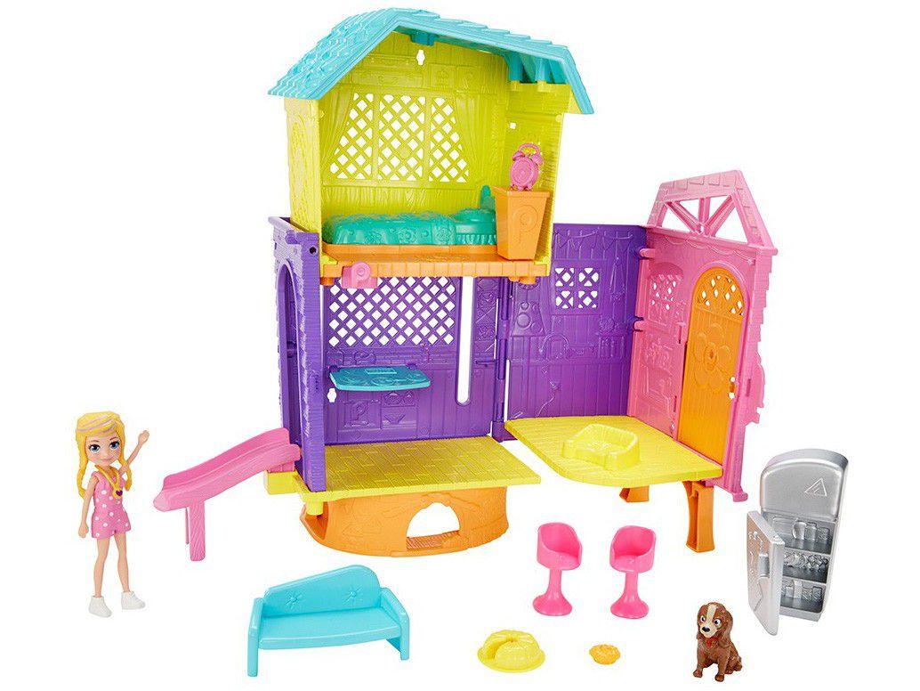 Boneca Polly Pocket Clubhouse com Acessórios - Mattel