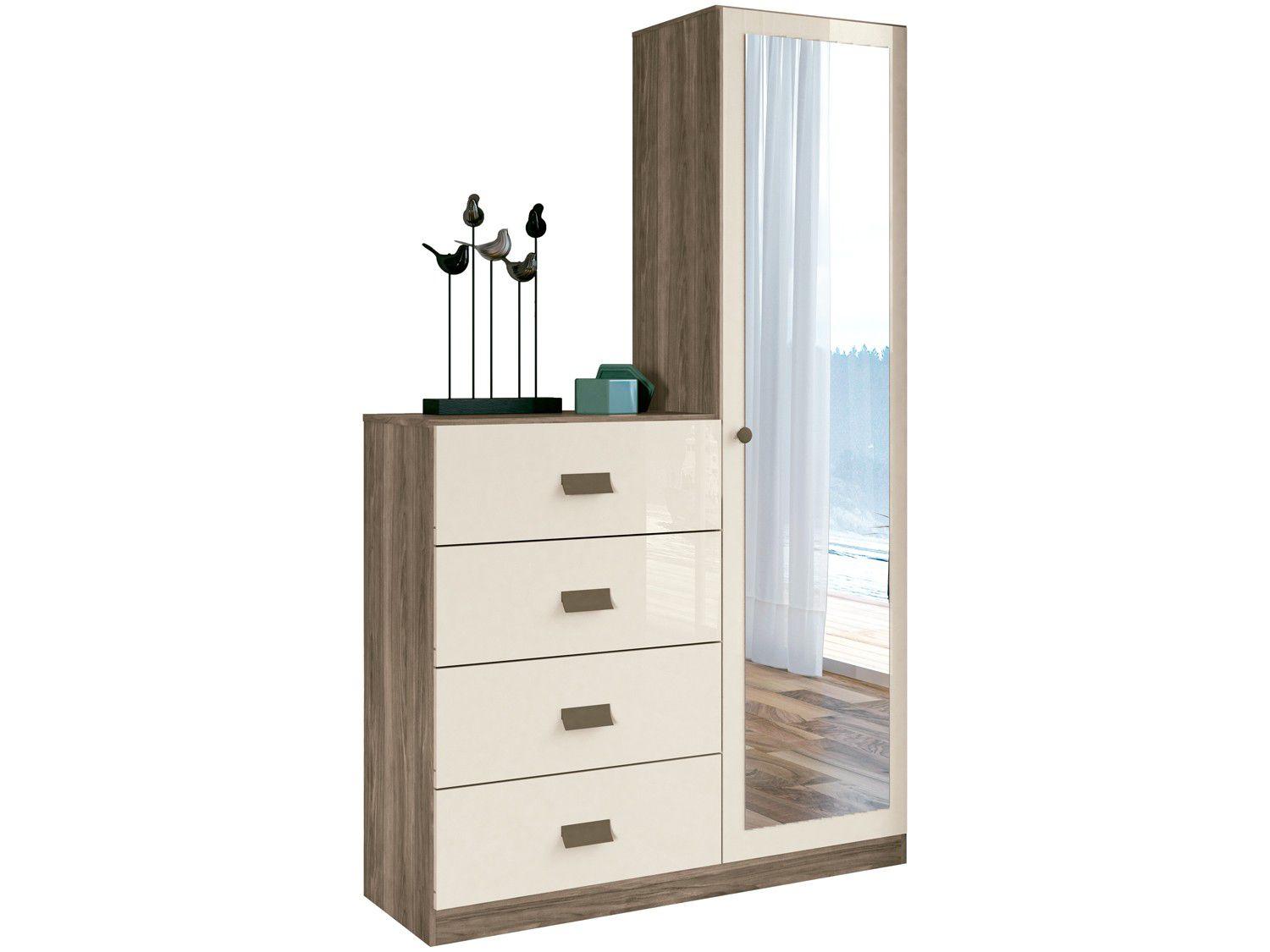 Cômoda 4 Gavetas 1 Porta Santos Andirá - Estilo