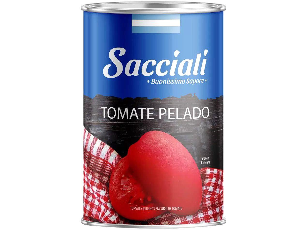 Tomate Pelado Inteiro Sacciali sem Pele 400g
