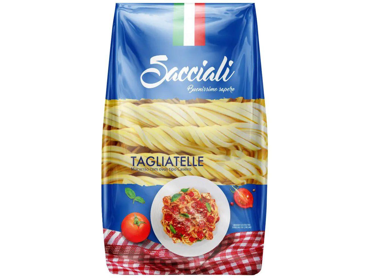 Macarrão Tagliatielle com Ovos Sacciali Caseiro - 500g
