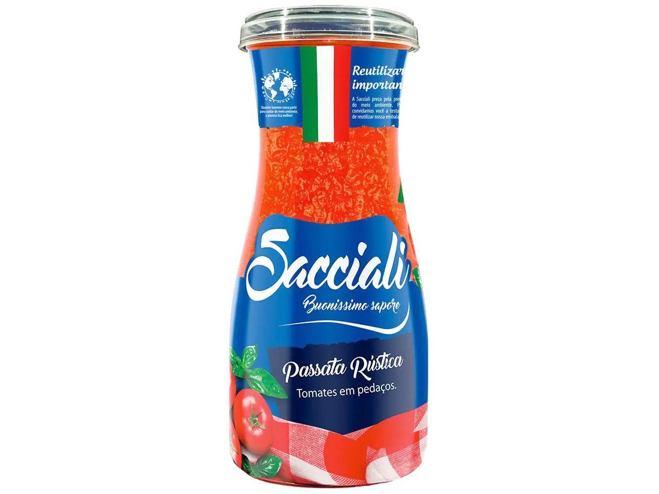 Passata de Tomate Rústica Sacciali 1334 - 520g