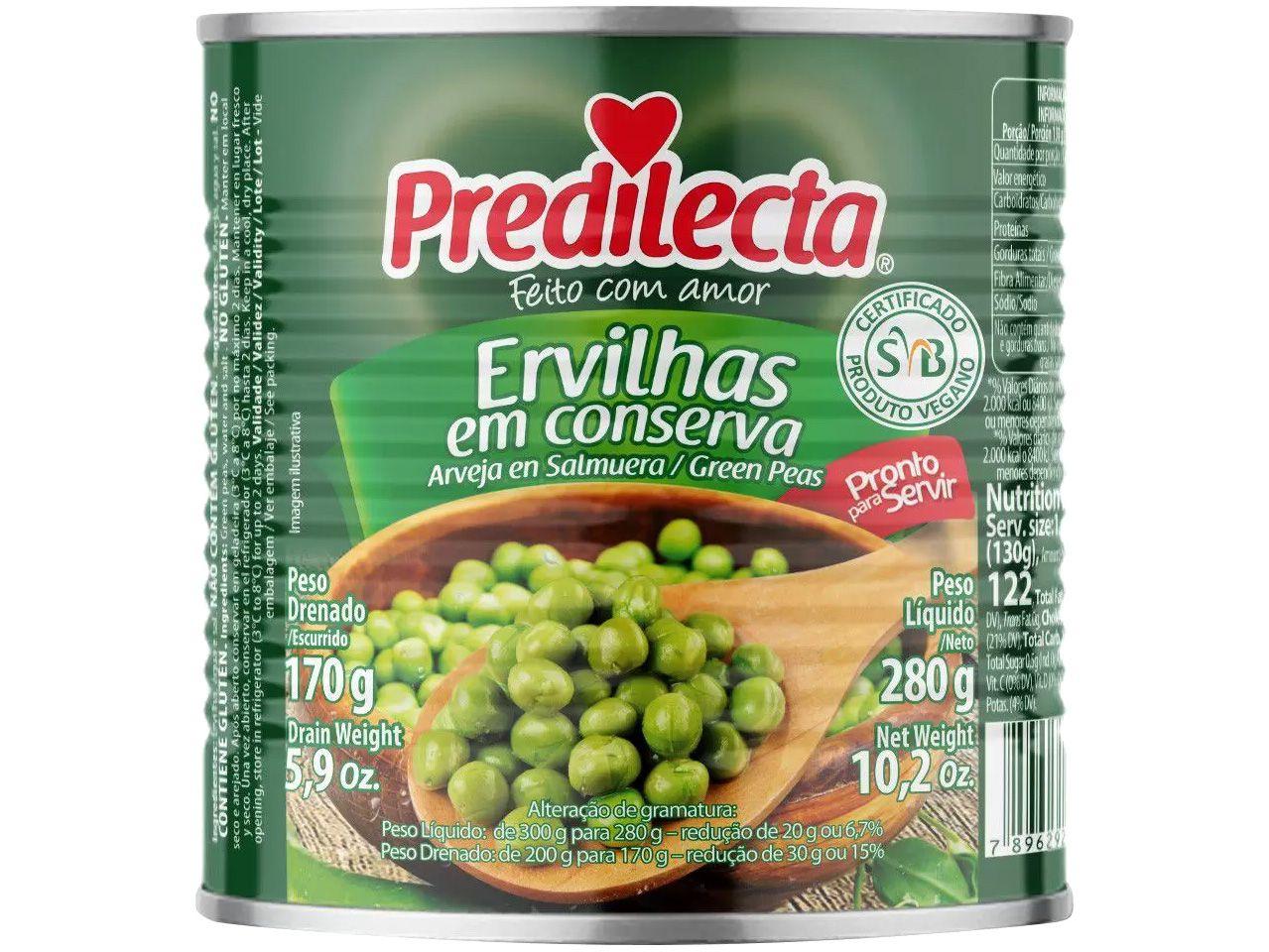 Ervilha em Conserva 170g Predilecta