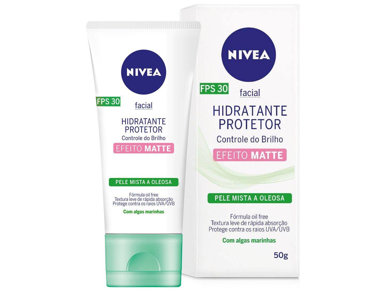 Protetor Facial Hidratante FPS 30 Nivea - Controle do Brilho e Oleosidade 50g