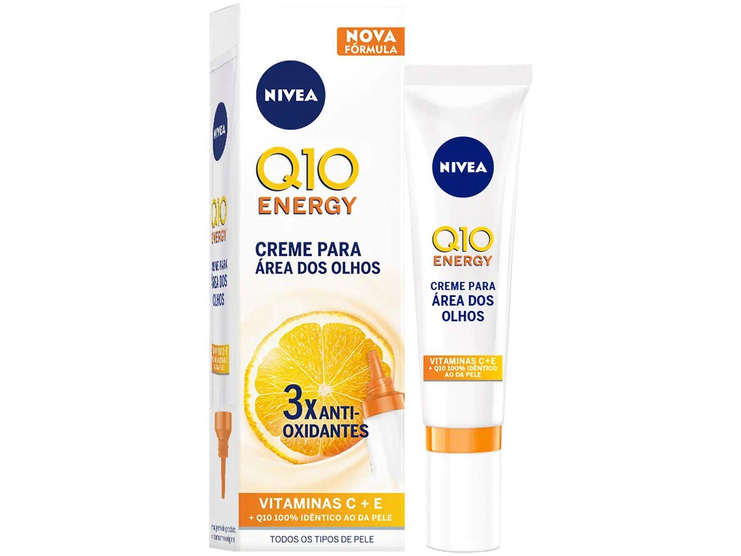 Creme Antissinais Contorno dos Olhos - Nivea Q10 Plus C 15ml