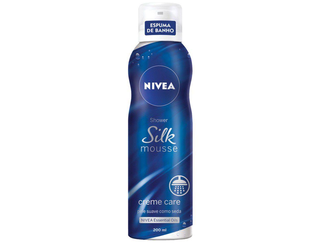 Sabonete Mousse Nivea Silk Creme Care 200ml