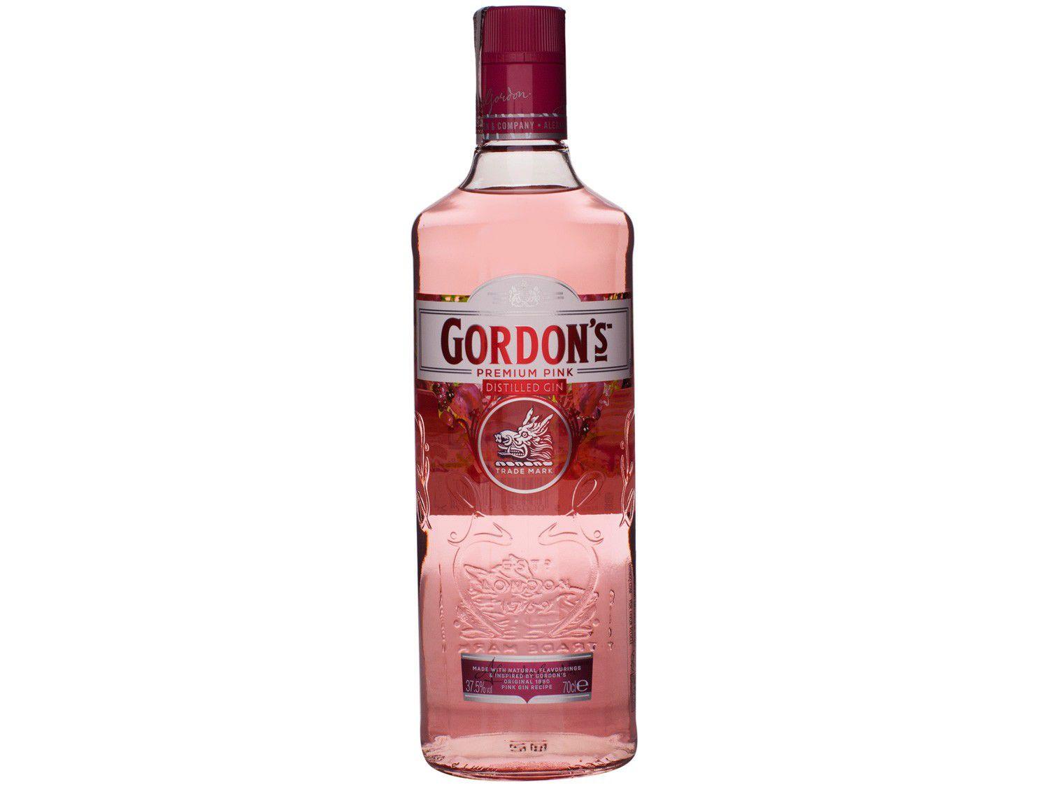 Gin Gordons Pink Rose Clássico e Seco 700ml